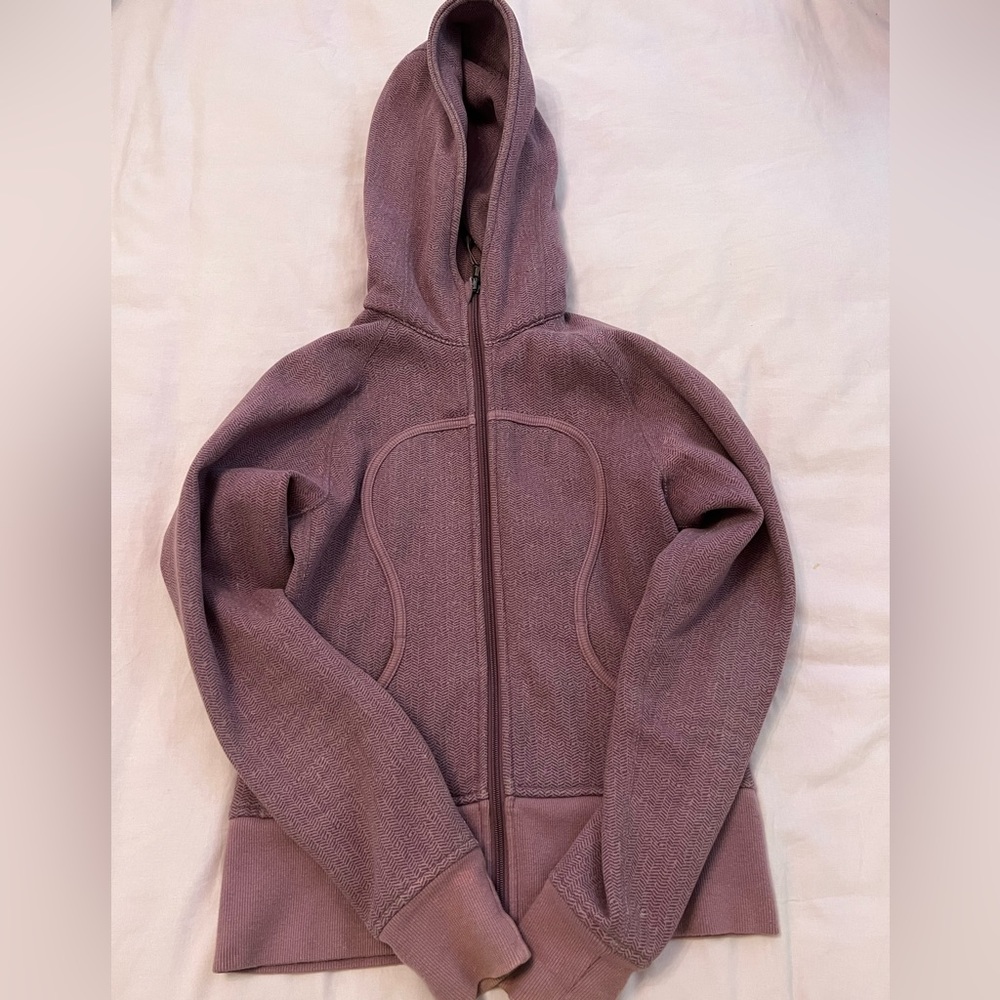 LULULEMON purple zip up scuba hoodie